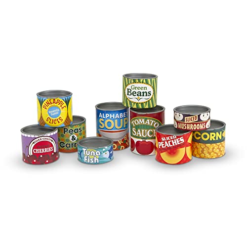 Melissa & Doug Canned Food Play Set Pretend Play Play Food 3+ Gift For Boy Or Girl #TOP4