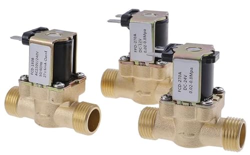 Électrovanne électrique en laiton robuste G1/2'' 12V haute précision