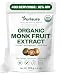 Purisure Monk Fruit Extract 125g (400 Servings), 100% Pure No Fillers, Sugar-Free Natural Sweetener, Zero-Calorie Zero-Carb Sugar Substitute, Perfect for Low-Sugar, Low-Carb, Keto, Paleo Diets
