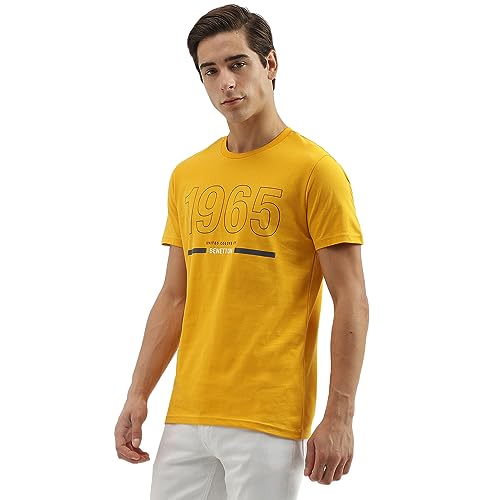 Image of UNITED COLORS OF BENETTON Men's Solid Regular Fit T-Shirt