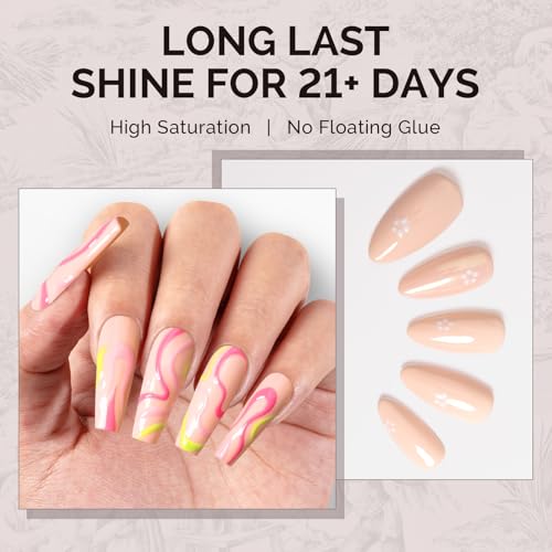 Image of MelodySusie 15ML Nude Pink Gel Nail Polish,Nails Soak Off UV LED Milky Nude Gel Polish Gift for Women Nail Art Manicure Salon DIY Nail Design Decoration at Home-A2401
