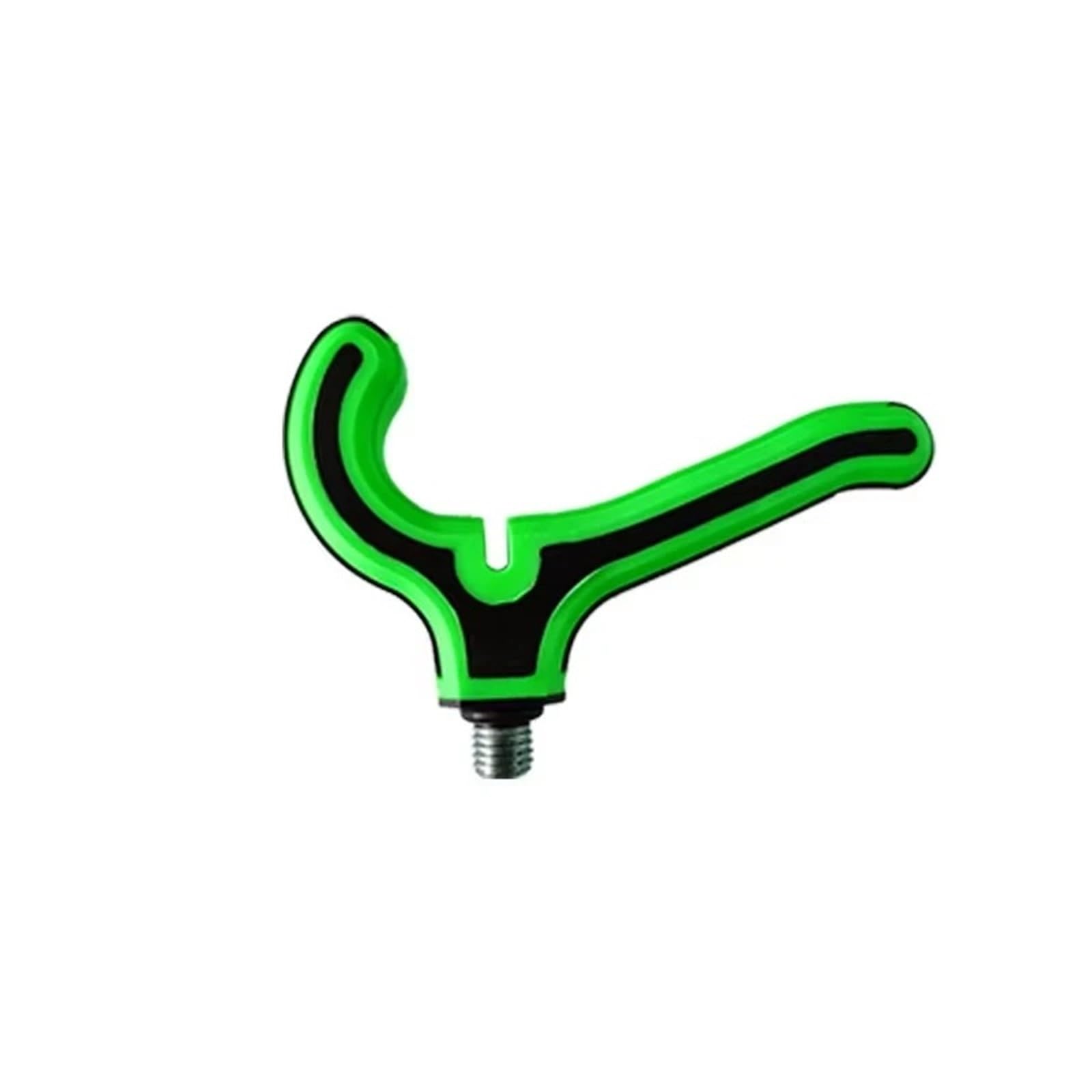 LADFRTYU Boat Fishing Rod Holder 1pc Green Plastic Buzz Bar Rod Rest Head - Ideal For Feeder & Carp Fishing(Style E 1pc)