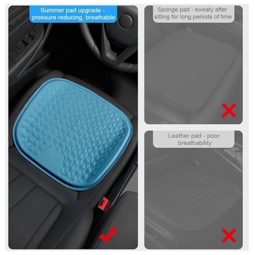 Cojín asiento de coche de gel ergonómico para Mitsubishi Pajero y Outlander 4