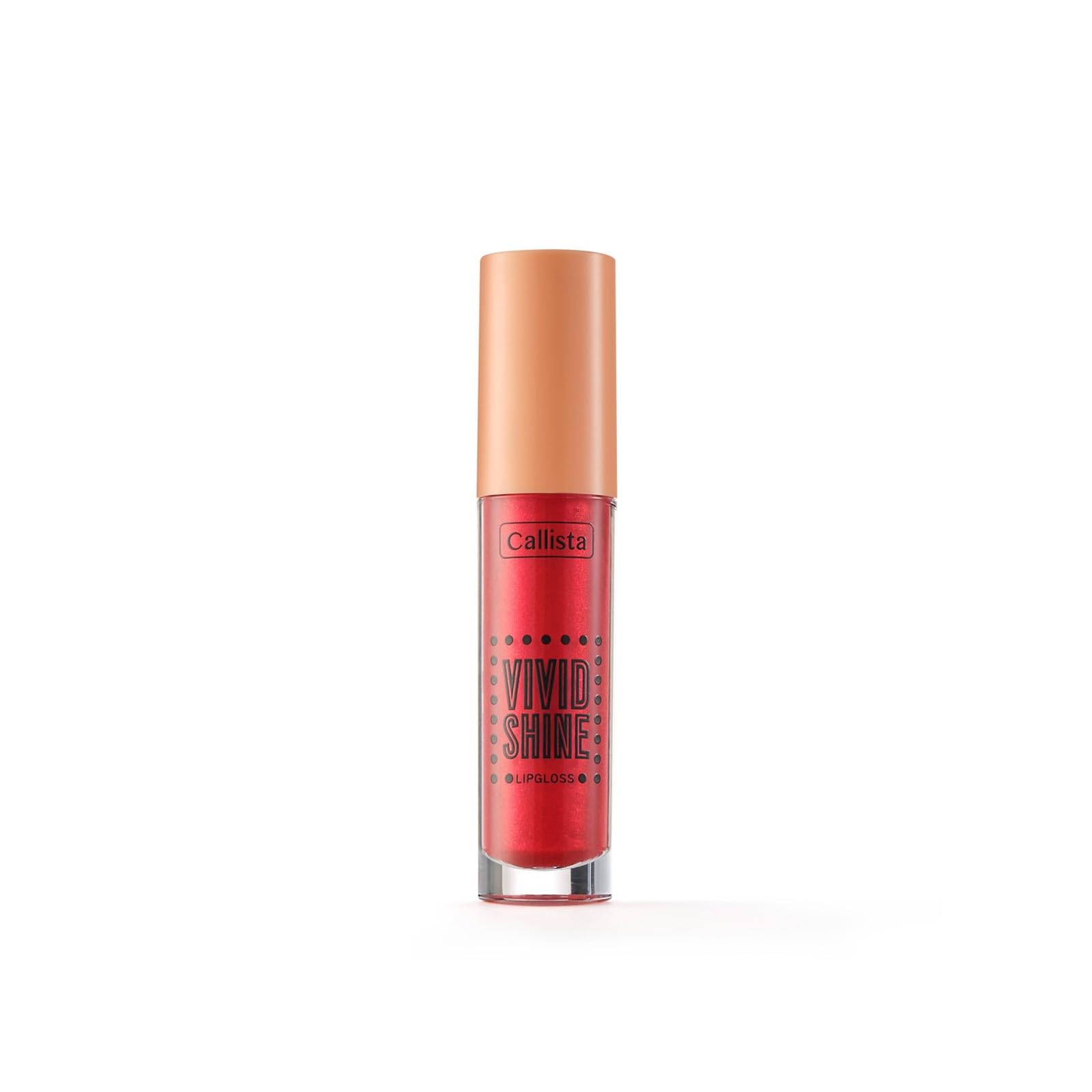Callista Vivid Shine Lipgloss Nemlendiricili Dudak Parlatıcısı 101 Drop Everything Red, Kırmızı