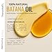 Batana Oil Hair Growth Kit – 5Pc Set: Pure Raw Batana Oil 4oz + 4.2oz Paste + Lash & Brow Tools – Organic, Unrefined Scalp & Edges Treatment Inspired by Dr. Sebi – From Honduras