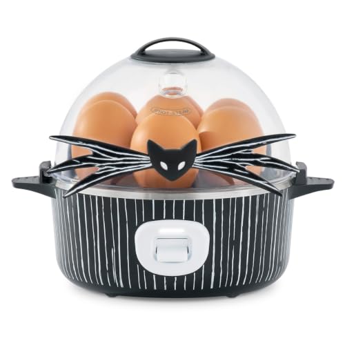 Disney | Dash Jack Skellington Rapid Egg Cooker, 7 Egg Capacity, Black