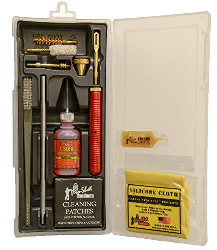 Pro Shot .38-357 Caliber/9-mm Pistol Box Cleaning Kit, Multi, P38/9KIT (P38/9KIT)