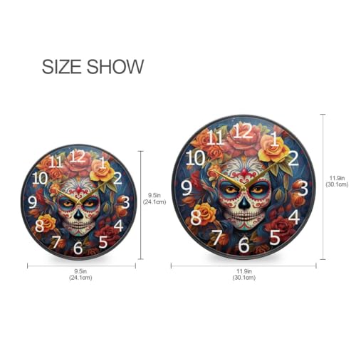 Reloj de Pared Silencioso de Acrílico 12 Pulgadas miniatura 2