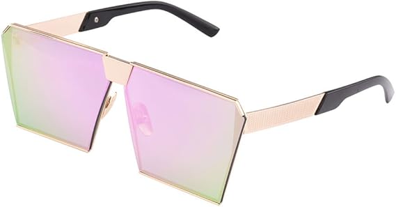 large reflective sunglasses