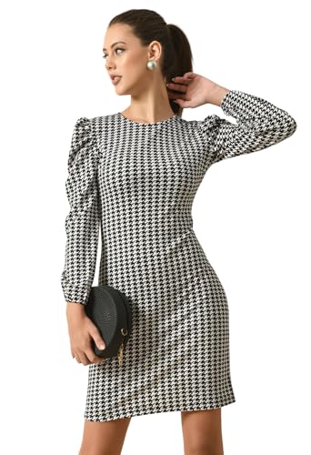 Image of ARBITER COLLECTION Women Mini Dress (73 Check )