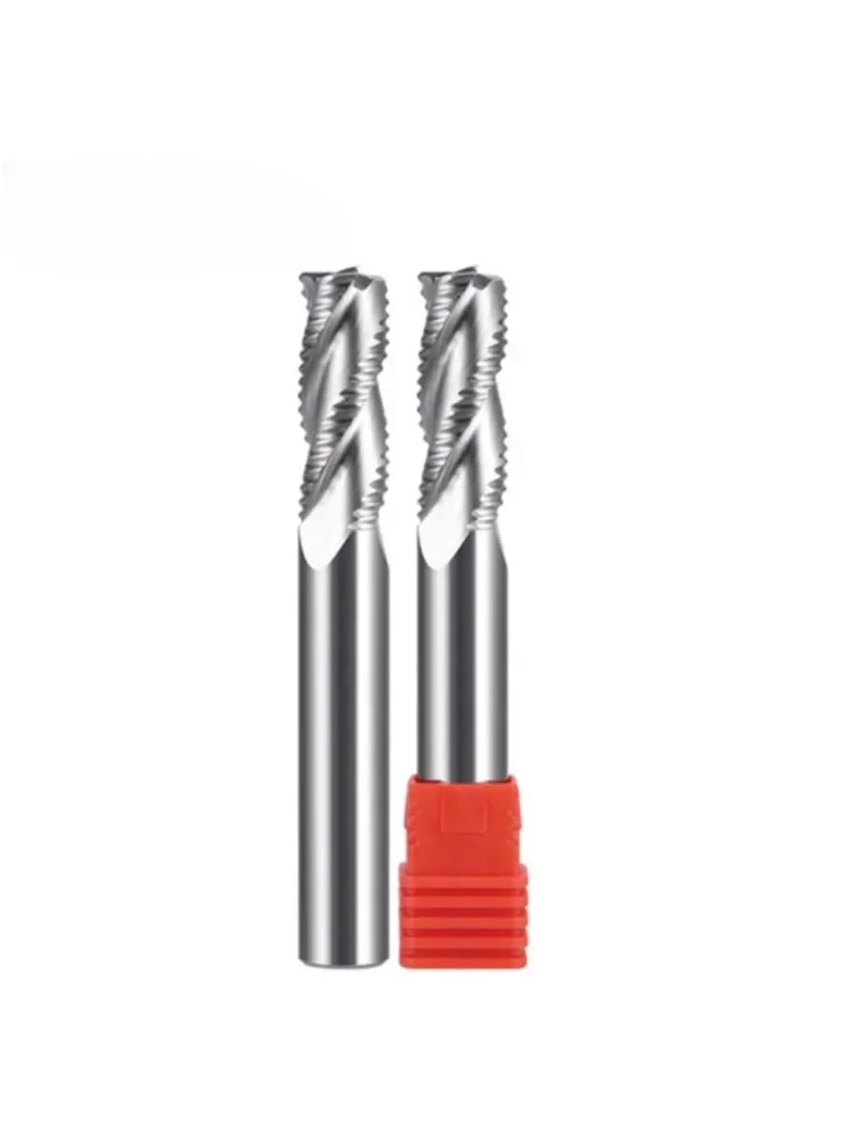 Fresa de desbaste para aluminio HRC55, fresa de carburo de 3 flautas, herramientas de corte de aluminio de 4mm, 6mm, 8mm y 12mm, corte en bruto Herramienta de Torno(8X20X8DX60L)