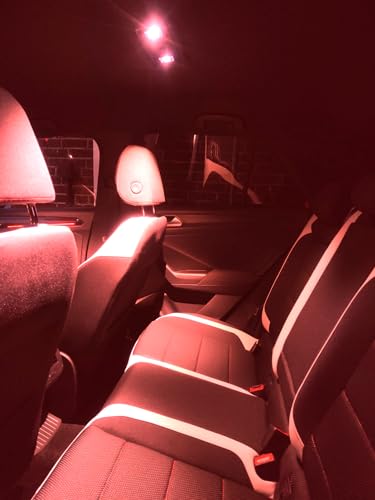 Kit iluminación interior LED SMD VW Tiguan I luces coche rojas 12 LED 3