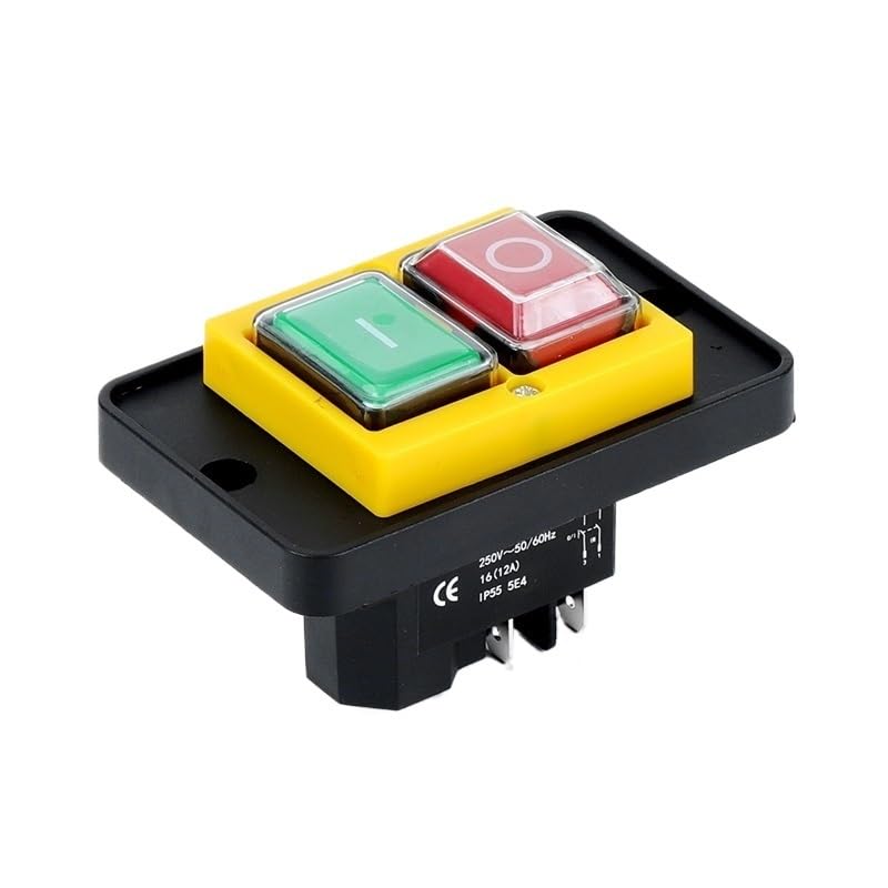 Commutateur de sécurité machine-outil KLVN YCZ4-D bouton poussoir étanche