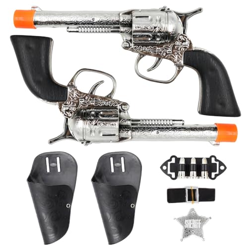 ieron Conjunto para disfarce de xerife de cowboy do oeste selvagem, conjunto de disfarces
