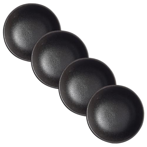 TOYZFRIENDY 4 pezzi Ciotole in Ceramica per Cibo con Design Roccia Antiscivolo Resistenti Alte Temperature per Snack Zuppe Riso e Frutta Stile Giapponese Elegante