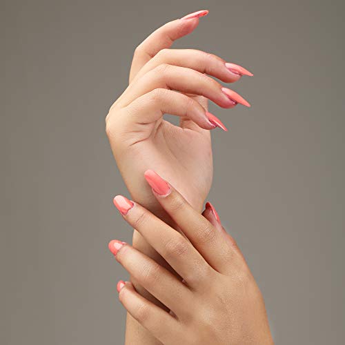 Image of Peach Professional Nail Polish | Long Lasting, Quick Dry, Chip Resistant, High Shine Nail Paint | Smooth & Easy Application, Vibrant Trendy Shades for Women & Girls Party Daily Use 15ml