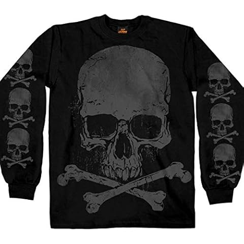 Hot Leathers Mens Motorcycle Novelty-t-shirts, Black, Medium US Cover
