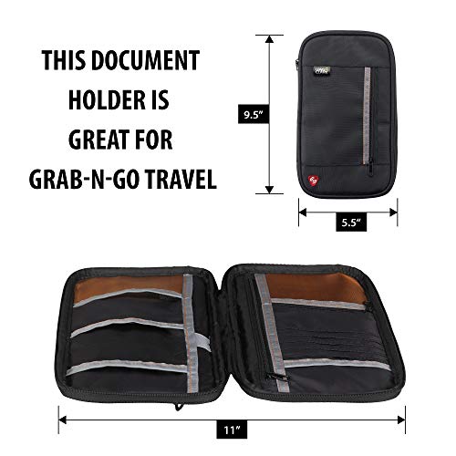 Lewis N. Clark Document Organizer Holder for Identity Theft Protection, Lightweight and Easy to Carry, Black - Image 7