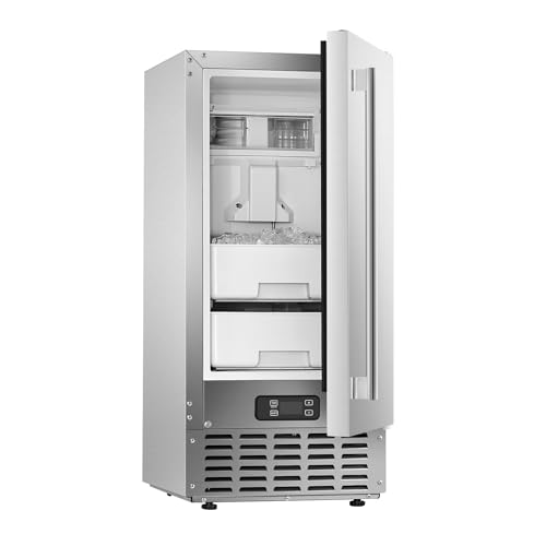 Máquina portátil automática para hacer hielo 40LBS/24Hrs miniatura 1