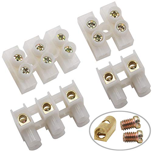 Hottest Sale Tnisesm/30Pcs Quick Connect Screw Terminal Block 2/3 Position Wire Connectors Butt Terminal Block Universal Reusable Clamp Wire Terminal Wiring ST2P+3P