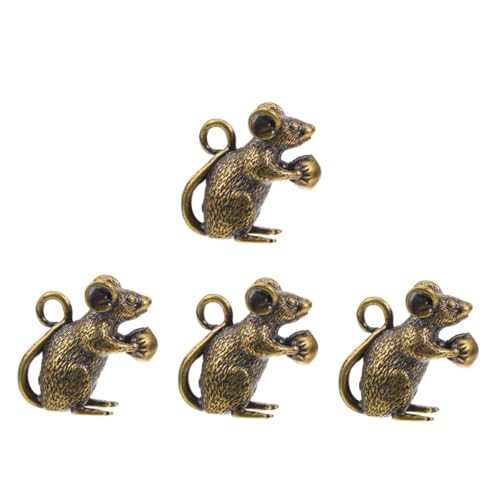 Pendentif Souris Laiton Porte-Bonheur pour Personnaliser vos Bijoux