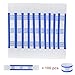 Y essential Currency Straps â€“ Bill Wrappers, Money Bands to Organize Bills, ABA Standard Colors, Self-Adhesive, 7.5 x 1.15 Inches (Blue$100-100pcs)