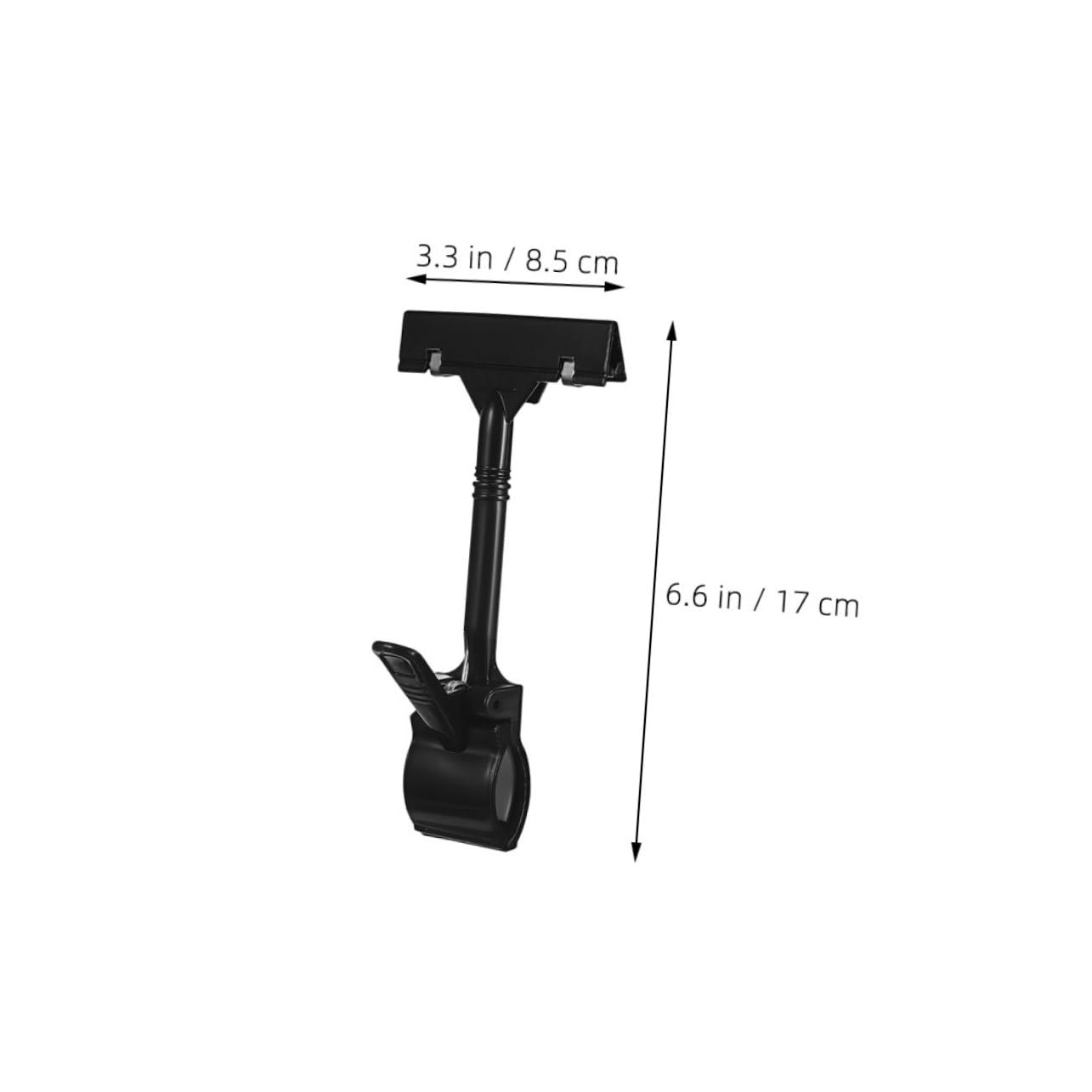 COHEALI 21 Pezzi Clip Cartellini Rotanti in Plastica per Etichette Supporti Segnaletici per Negozi Supermercati e Esposizioni Design Stabile e Resistente