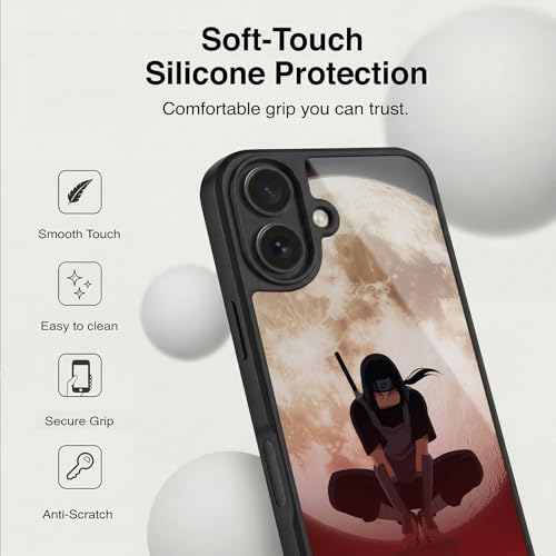Naruto Shippuden Itachi Coque Gel iPhone 16 Head Case Designs
