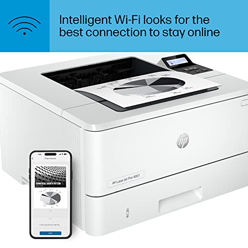 Hp 2Z601F#BGJ Laserjet Pro 4001Dw Wireless Black & White Printer thumb #9