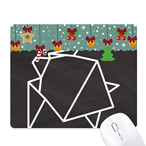 Tapis de souris abstrait Origami tortue pour un bureau moderne