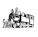 Produktbild Wandaufkleber Wandbilder Abziehbilder Old Fashion Train Abnehmbare Wandtattoo Steam Train Aufkleber Dekoration Kinder Jungen Zimmer Wandbild Poster 56X89cm