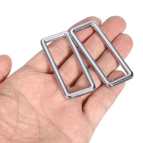 Boucle rectangulaire en métal robuste pour ajuster une sangle de sac - 4