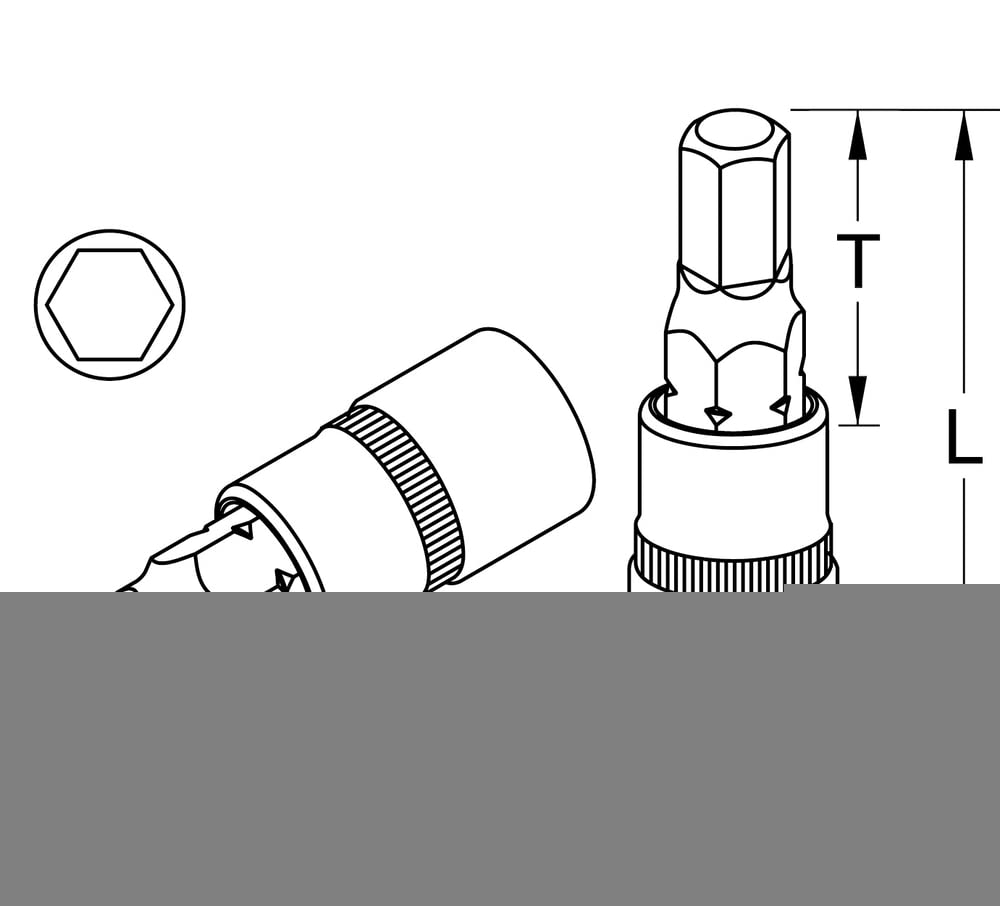 Cal Hawk Tools BSSM833 Deep Impact Socket