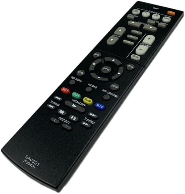 Replacement Remote Control Replace for TV/Audio/Projector for RAV531 for Yamaha HTR-4071 HTR-3069 HTR-3071 AV Receiver