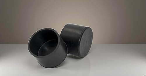 Miniatura 14 de Flyshop 8 tapas grandes para patas de silla, protectores de goma antideslizantes para patas de silla, fundas redondas de mesa para muebles, 2 Caucho