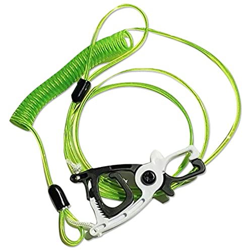 Cal Coast Donkey Leash - Floating Fishing Tether, Ultra-Strong Puncture-Free Clip, Marine Lanyard Tool