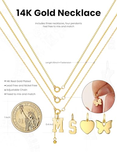 316L Hypoallergenic Surgical Steel Circle Pendant Necklace for Women - Dainty Coin, Minimalist Disc Necklace, Cute Delicate Jewelry Gift for Her 5