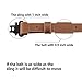 Raiseek Rifle Gun Sling Buffalo Hide Leather with Mil-Spec Swivels,Durable Gun Strap, Metal Hardware 1