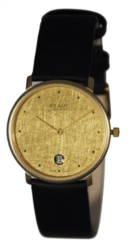 Stahl ST62251 - Reloj de Caballero de Cuarzo, Correa de Piel Color Negro