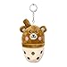 Sinknap Pendentif coloré en peluche pour voiture - Motif poussin - Marron