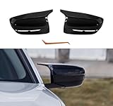 BDBO Mirror Caps for G30 - Durable Quality Carbon Fiber Look, Mirror Cover Caps Compatible with BMW G30 G31 G32 G11 G12 M Style 2017+ Part Number 51167422719 51167422720- Upgrade Your Ride Now