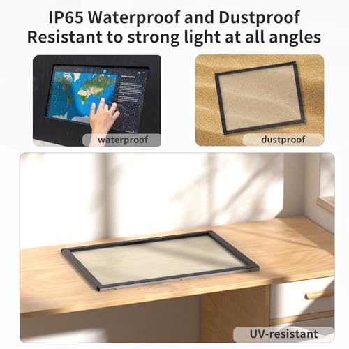 Image of 15 Inch Infrared Touch Screen, 10 Points Touch Screen Overlay Panel, USB Interface Free Driver, Infrared Touch for Outdoor Navigation, Digital Signage, Industrial Monitor