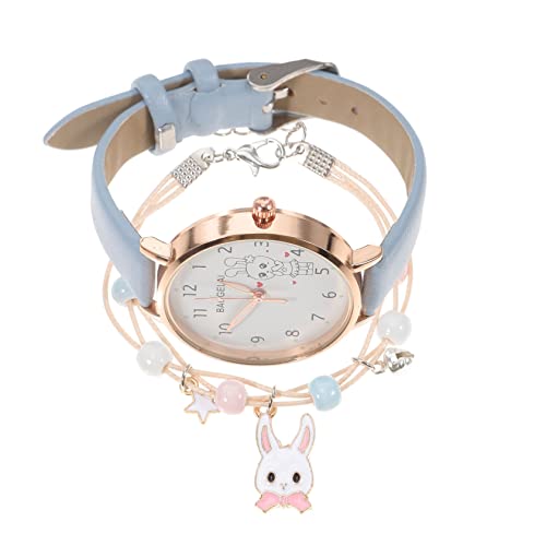 BESPORTBLE 1 Juego Traje de Pulsera de Reloj de Conejo para Esté a los Chicas niñas Relojes de Pulsera Reloj de Pulsera Decorativo Relojes niñas aleación