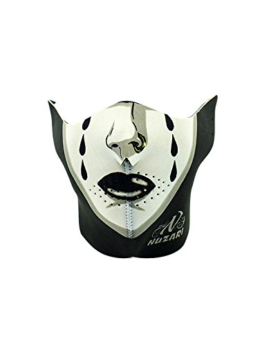 Half Face Neoprene Ski Mask W/Halloween Designs. Great Protection While Riding Motorcycles, Dirt Bikes, ATV's, Waverunners & Skiing. Breathable Fabric w/Nose cut out. Adjustable (Blk Tears)