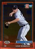 2021 Topps Pro Debut Chrome Baseball #PDC-179 Gage Workman GCL Tigers First Pro Debut Logo Official MILB Minor League Trading Card Near Mint or better condition (Stock Photo Shown)