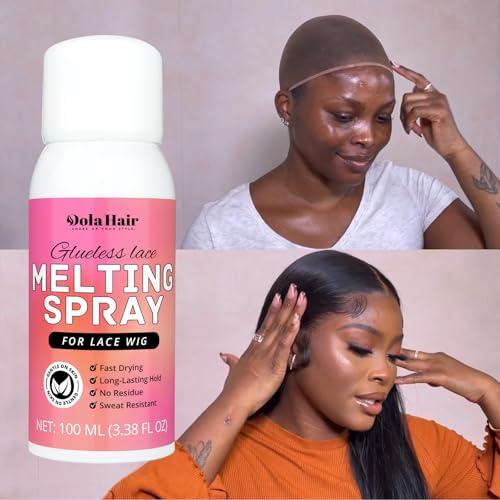 dolahair wig glue spray for front lace wig lace melting spray for wigs melting spray lace bond spray lace glue kit wig install kit