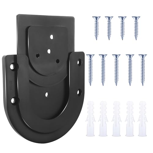 CyeeLife Dartboard Mounting Bracket Dartboard Bracket Hanging Dartboards Professional Black (Black U Shaped)