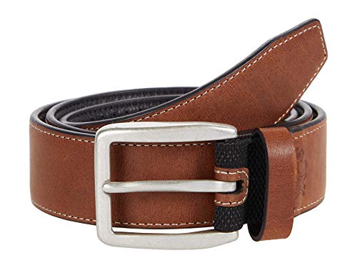 Johnston & Murphy Men's XC4 Sport Casual Belt - Leather with Silver Buckle