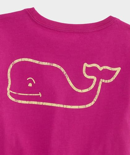 Image of vineyard vines Girls' Vintage Whale Short-Sleeve Pocket Tee
