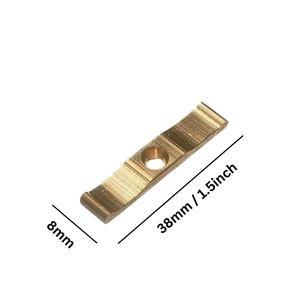 Turn Button Thumb Catch Latch 38mm Solid Brass Cupboard Cabinet Wardrobe Thumb Turn Catch Latches for Gates Sheds, Doors - Image 2